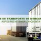 La elección entre los diferentes tipos de transporte de mercancías a la hora de confeccionar el plan de estrategia de logística y distribución